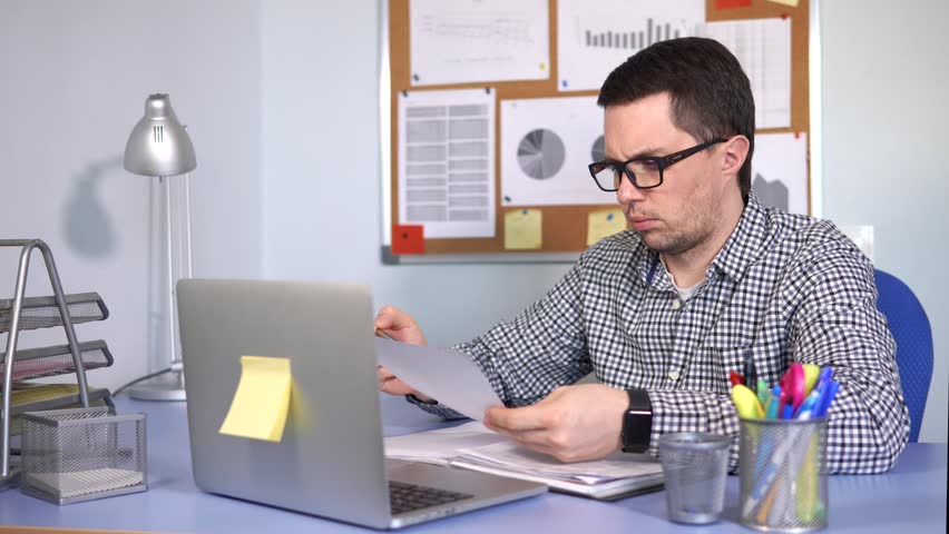 Working as he. Working as he