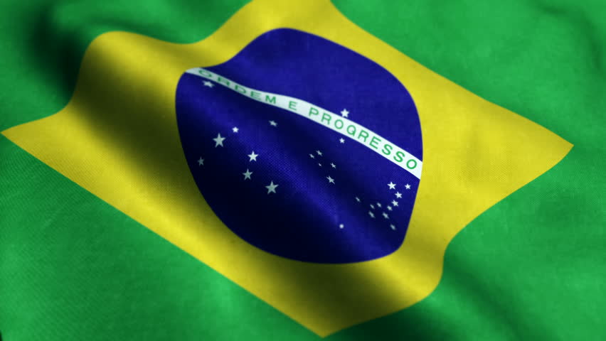 Flying Flag Of Brazil Stock Footage Video 479704 | Shutterstock