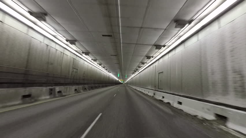 DILLON, COLORADO - 2 JUN 2017: Colorado Eisenhower Tunnel Inside Drive ...