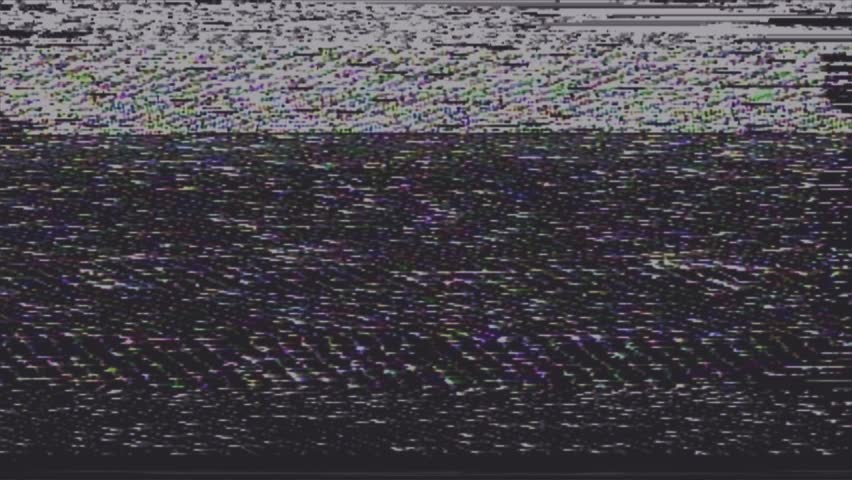 Vhs Glitch Old Tv Overlay. Stock Footage Video (100% Royalty-free