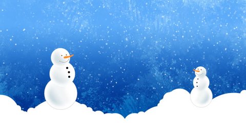 Holiday Snowmen Winter Wonderland Version 2 Stock Footage Video (100%  Royalty-free) 290452 | Shutterstock