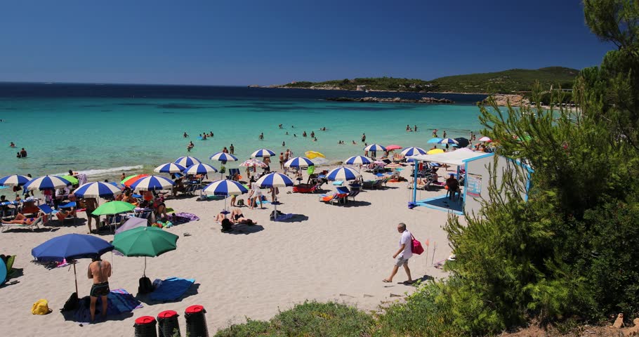 Spiaggia Di Rena Bianca Sardinia Stock Footage Video 100 Royalty Free 29815282 Shutterstock