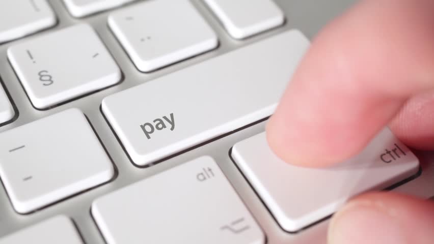 Electronic Payment Concept - Keyboard Stock Footage Video (100% Royalty-free) 2992354 | Shutterstock