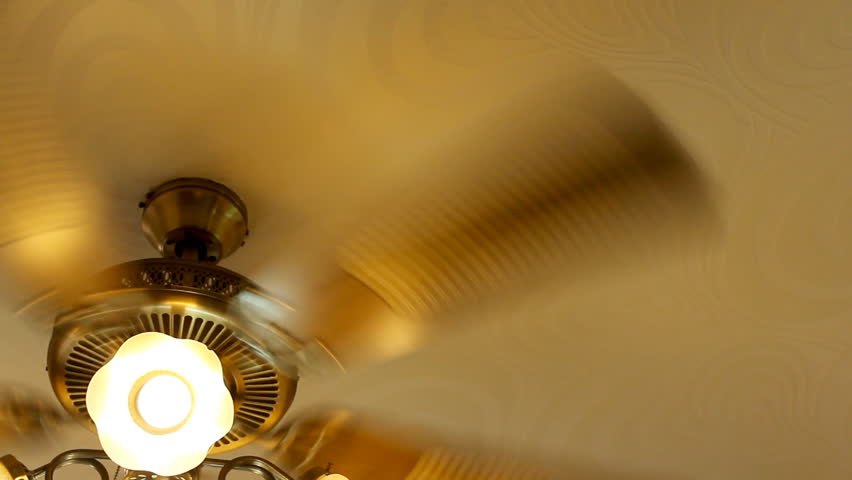 Ceiling Fan Spinning Stock Footage Video 3017827 Shutterstock
