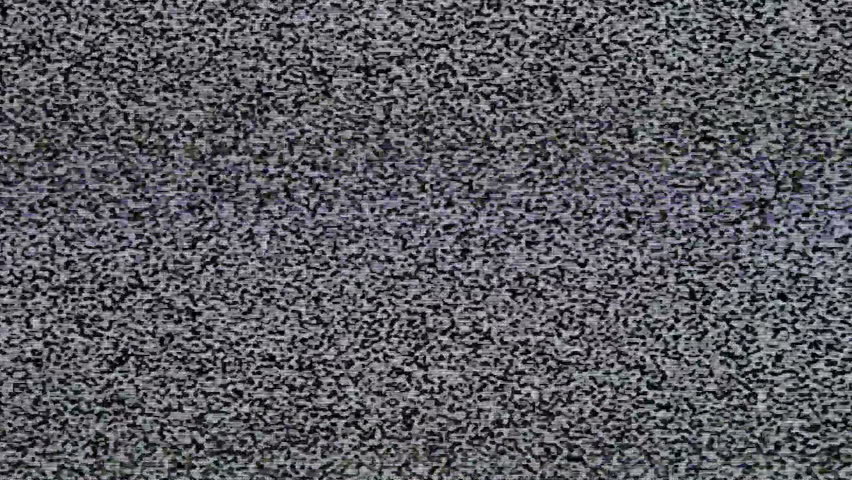 Television Static Background Texture Stock Footage Video (100% Royalty
