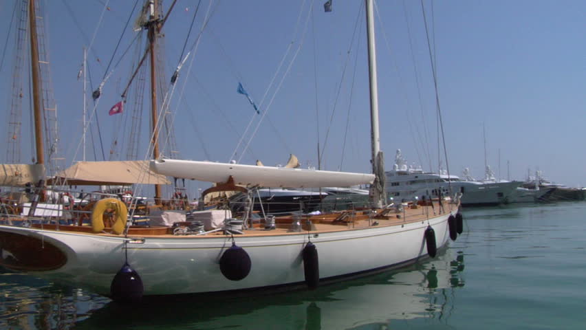 Stock video of an old sailing ship at dockside | 3124072 | Shutterstock