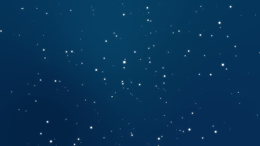 Starry Night Sky Animation Made Of Sparkly Light Star Particles Moving ...