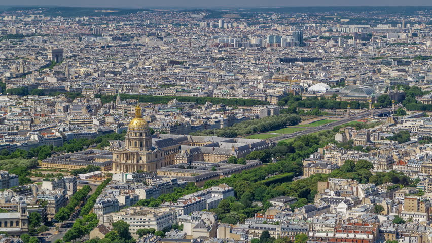 Sun above Paris in France image - Free stock photo - Public Domain ...