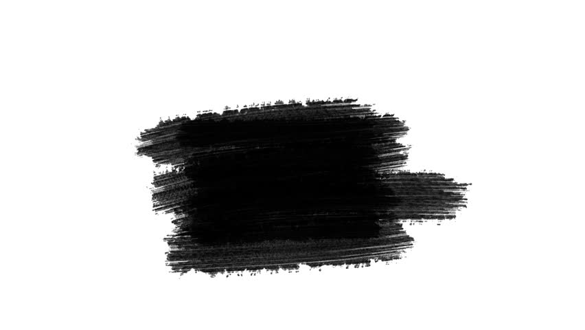 Painting Black Brush Grunge Background Stock Footage Video (100%