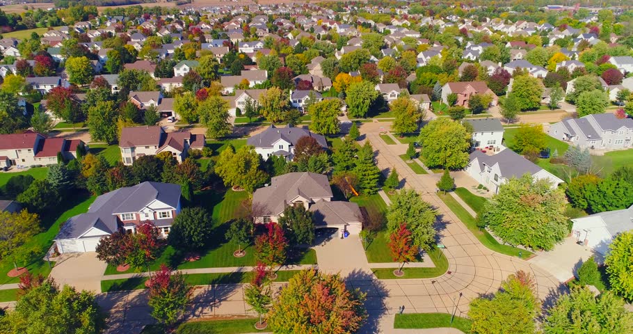 Collage of colorful neighborhoods and beautiful views. Beautiful neighbourhood view. Chanticleer by Charter Homes & neighborhoods.