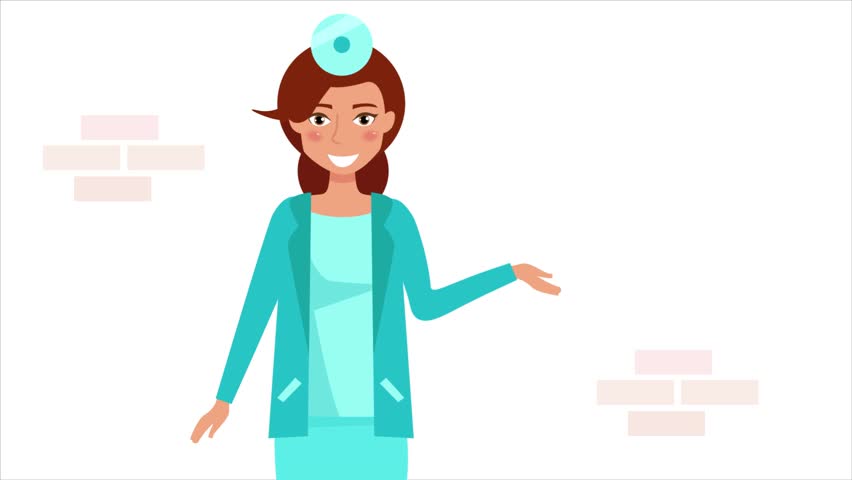 Doctor Woman Cartoon