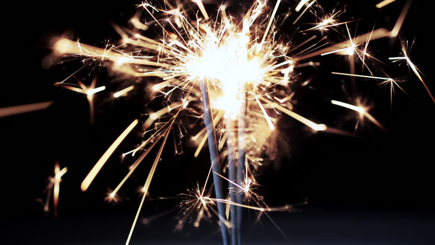 New Year Sparkler Video Stock Footage Video 100 Royalty Free