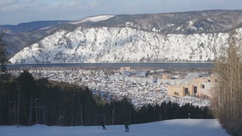 Слаломная гора дивногорск