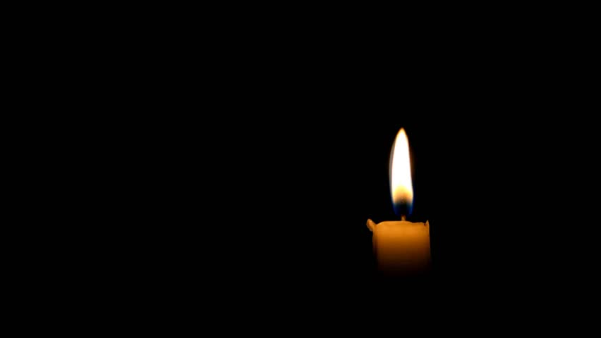 Tilt Down To Burning Candle Stock Footage Video 2285333 | Shutterstock