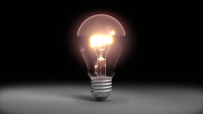 Bulb Turns On and Off Stock Footage Video (100% Royalty-free) 3762722