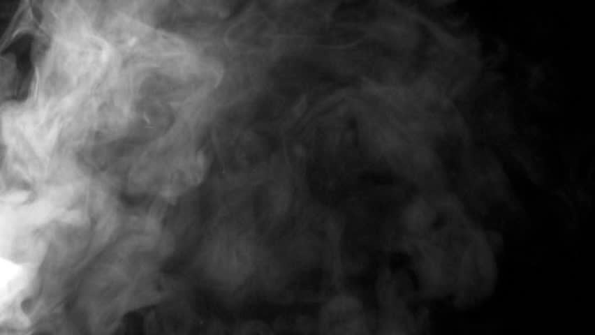 Smoke On Black Background Stock Footage Video | Shutterstock