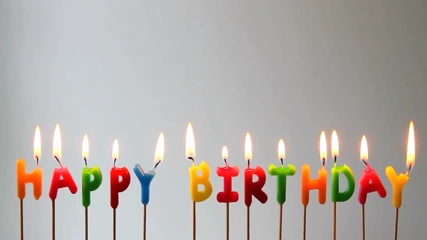  Happy  Birthday  Candles Stockvideos Filmmaterial 100 