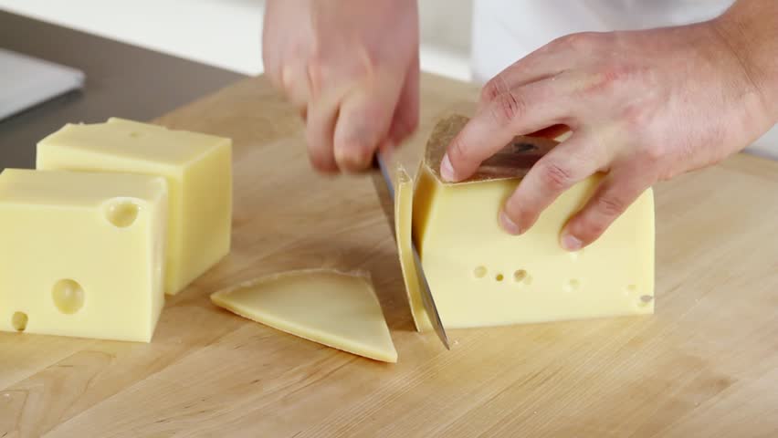 Rind Being Cut Off A Stock Footage Video (100% Royalty-free) 4265702 ...