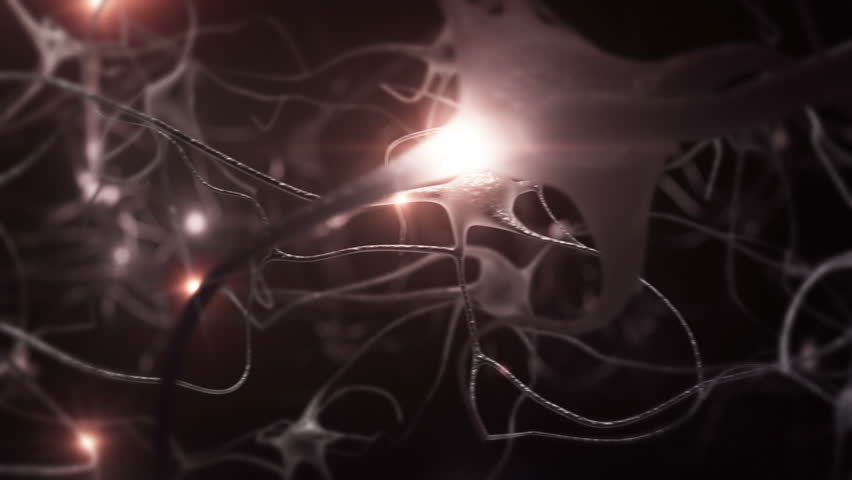 Journey through nerve cells with electric impulses. Neurons. Loopable. 
See more options in my portfolio.