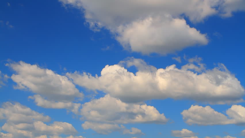 Photographing The Sky With Cumulus Stock Footage Video (100% Royalty 