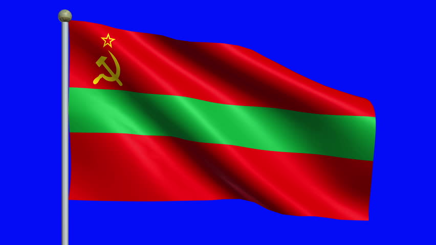 Flag Of Transnistria Beautiful 3d Animation Of Transnistria Flag With ...