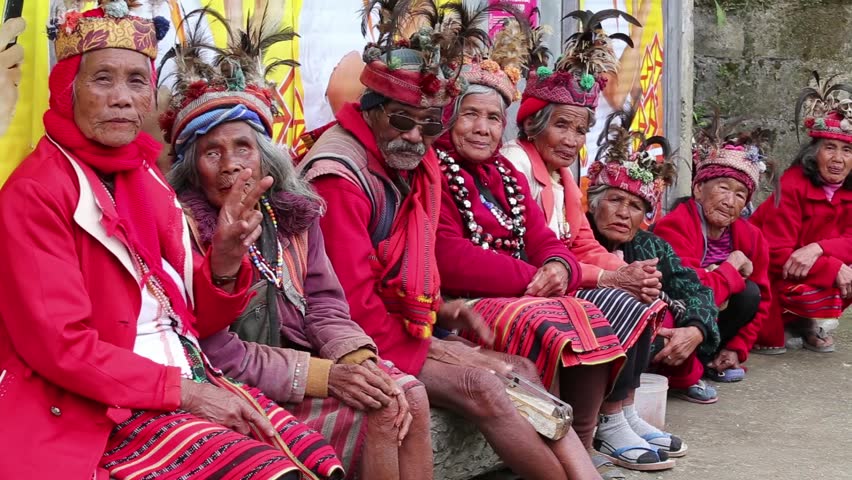 BANAUE, PHILIPPINES - JANUARY 24, 2014 : Unknown Old Ifugao People In ...