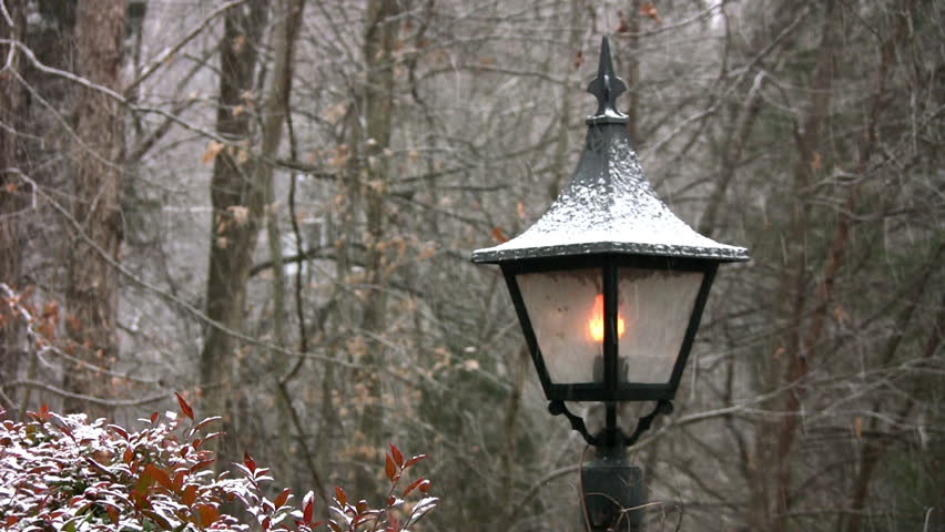 Image result for lamp post winter
