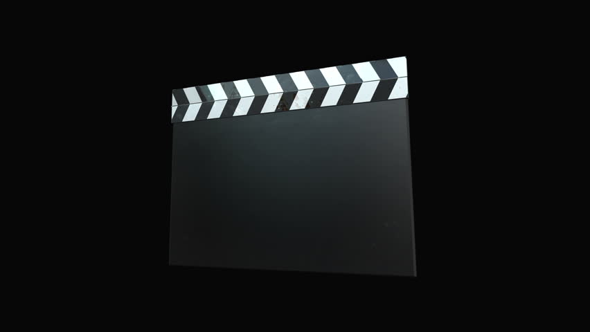 Clapperboard Film - Four Animations+alpha Stock Footage Video (100% ...
