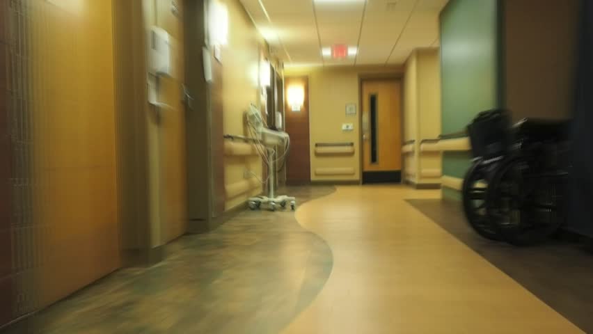 Stock video of blurred patient floor hallway in hospital | 6521462 ...