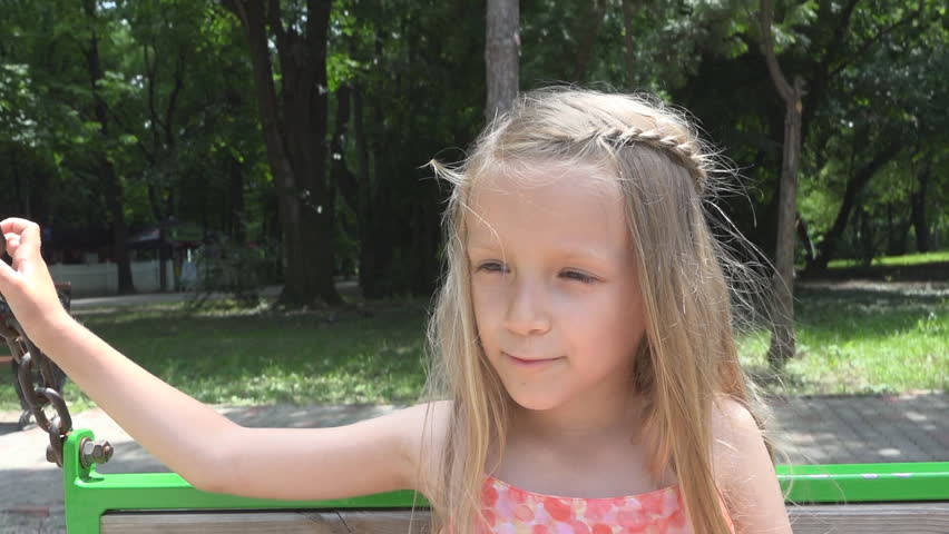 POV Video Of Father Spinning Happy Girl Daughter Child Around In Park ...