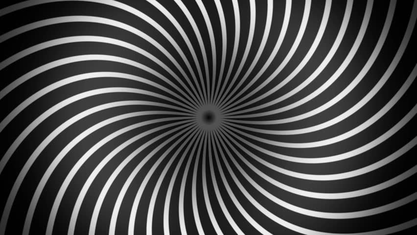 Black And White Hypnosis Circle (seamless Loop) HD 1080p Stock Footage ...