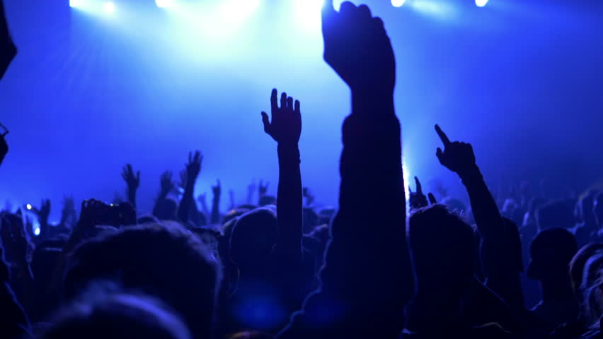 4k Concert Crowd at Live Stock Footage Video (100% Royalty-free ...