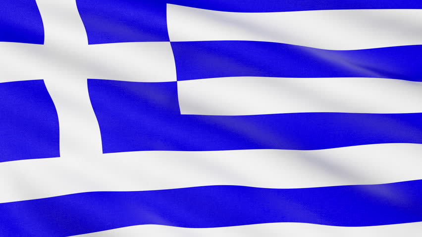 Greece Looping Flag Waving In The Wind Stock Footage Video 344461 ...