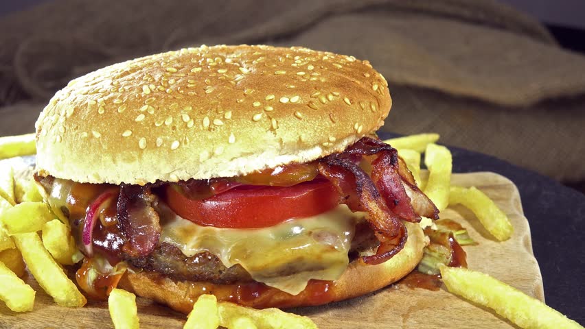 Header of cheeseburger