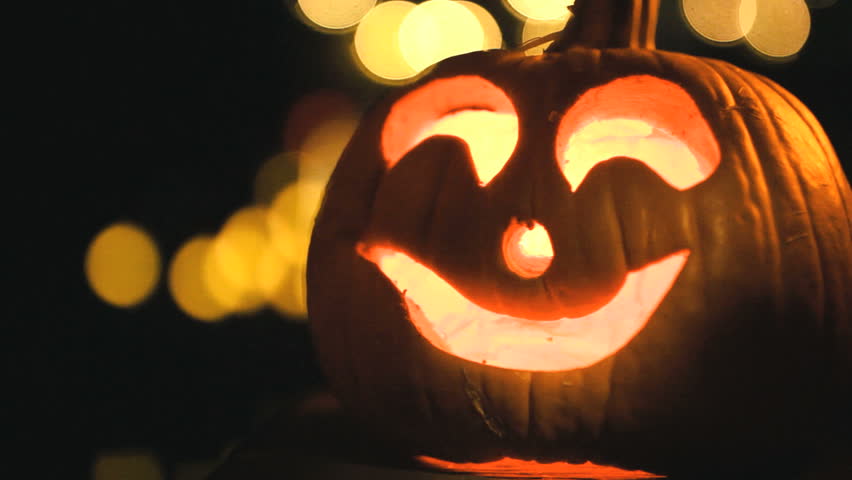 classic jack o lantern carved pumpkin halloween background hd stock video clip - Halloween Background Video classic jack o lantern carved pumpkin halloween background hd stock video clip - Halloween Background Video