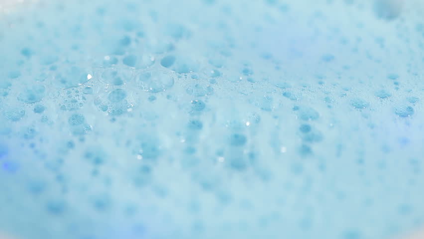 Bubbles Underwater In Clean Blue Water Floating Around Stock Footage ...