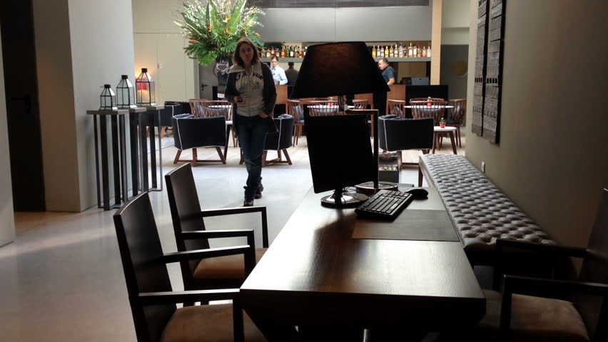 Modern Furniture Video working place in office, equipped with modern furniture and Modern Furniture Video working place in office, equipped with modern furniture and