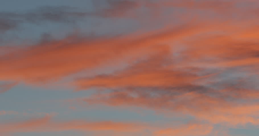 Sunset Light Beautiful Orange Sky Stock Footage Video (100% Royalty