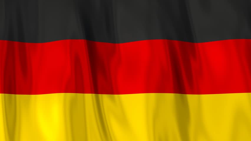 Waving German Flag (alpha, Slow Motion) Stock Footage Video 2341454 ...