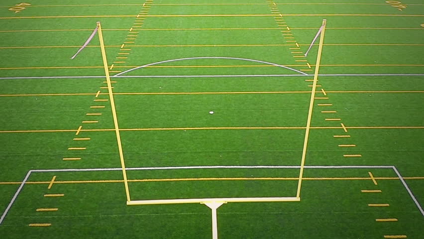 3d Rendering American Football Field Goal Post