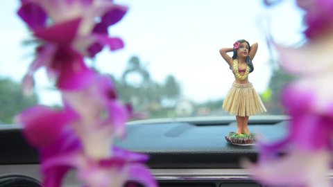 hula car dancer