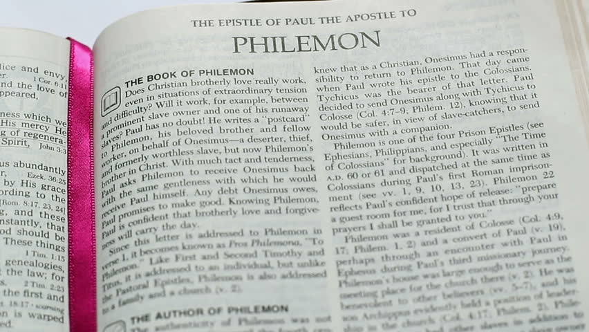 Header of Philemon